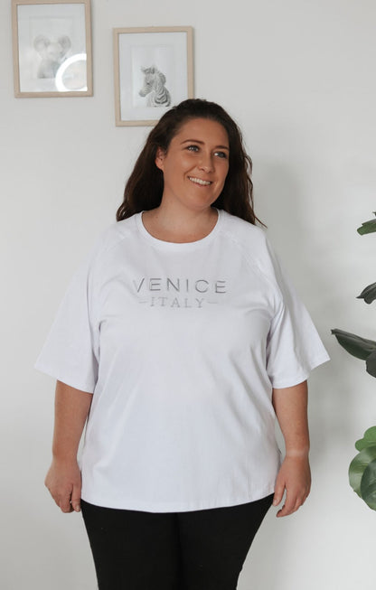 Venice Italy Raglan Nursing T-shirt